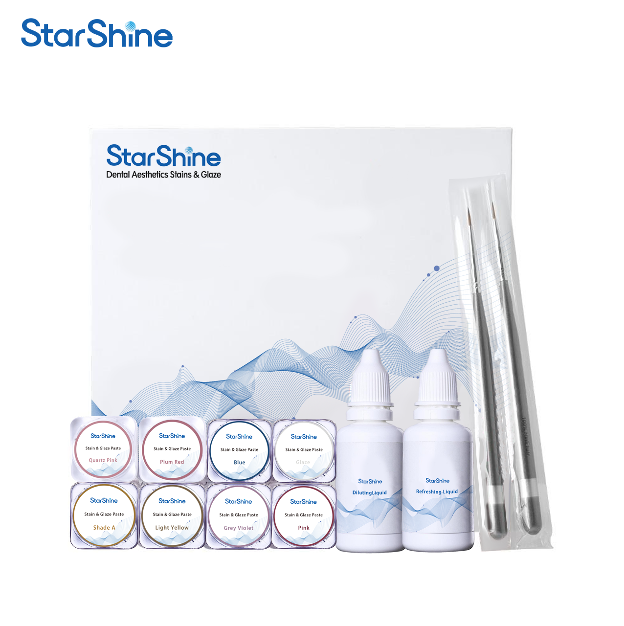 StarShine Aesthetics Dental Stain & Glaze Kit